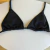 Top Cortininha Preto Texturizado - comprar online