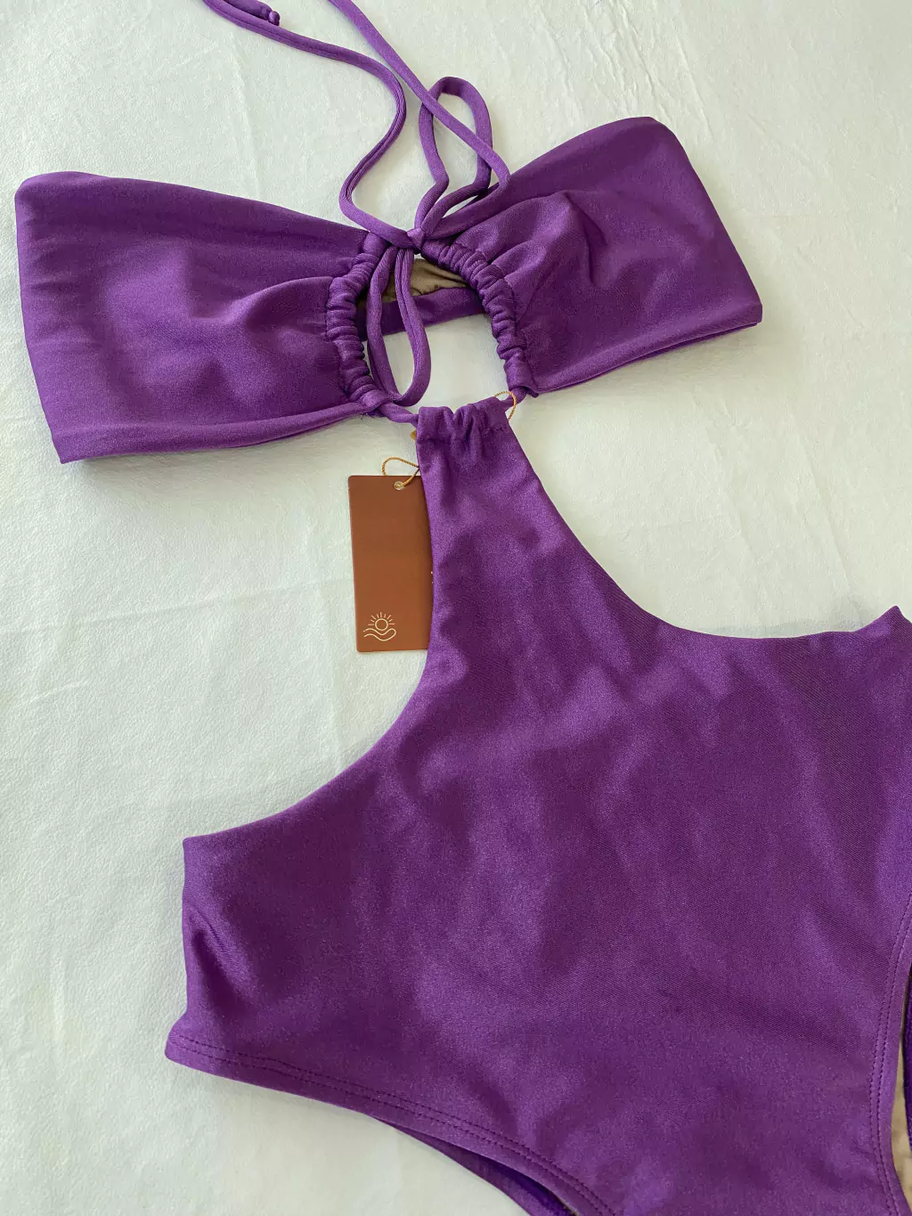 Body Roxo Recorte