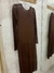 Vestido Tule Midi Marrom - comprar online