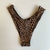 Calcinha Asa Animal Print Marrom - comprar online