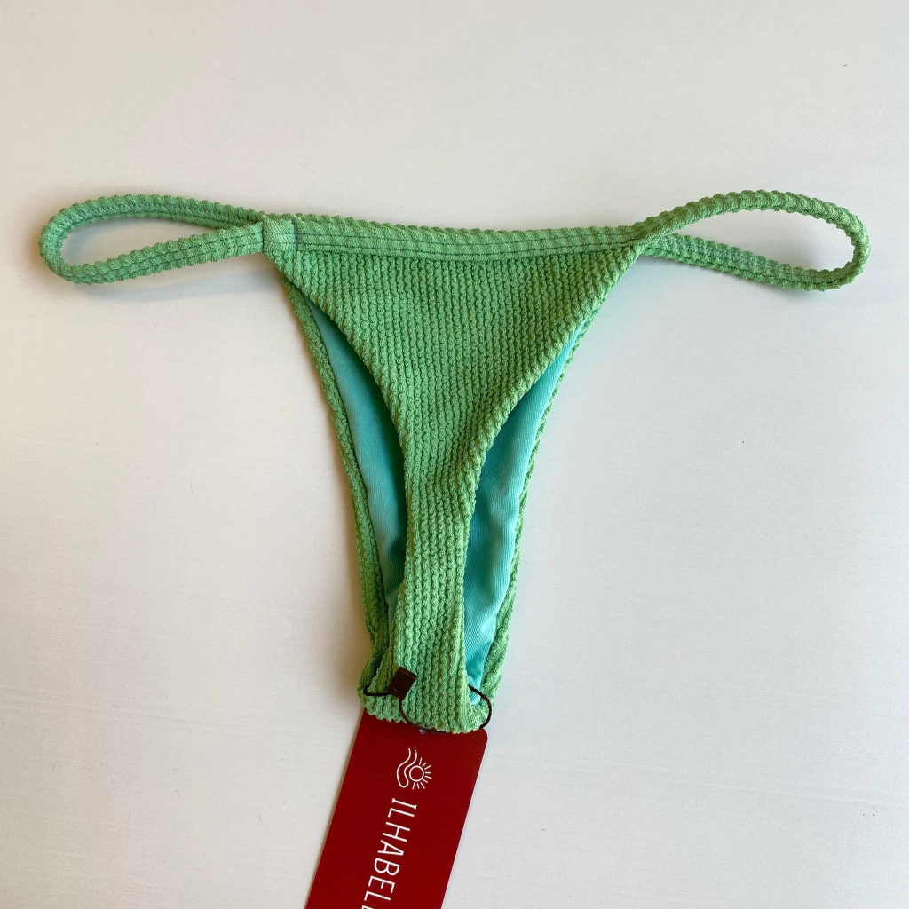 Calcinha Fio Verde Água Anarruga