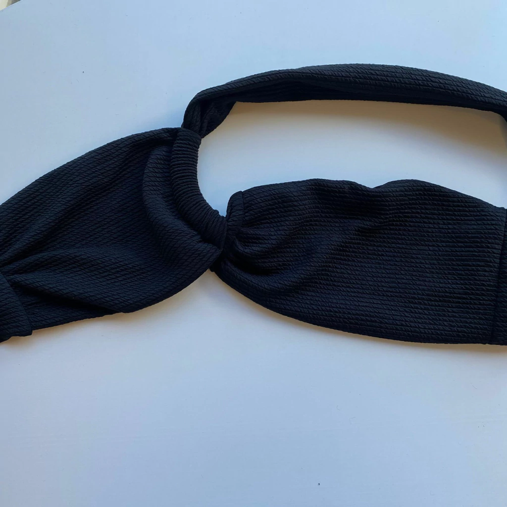 Top Charlote Texturizado Preto