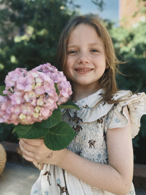 Vestido Summer Horses light blue - comprar online