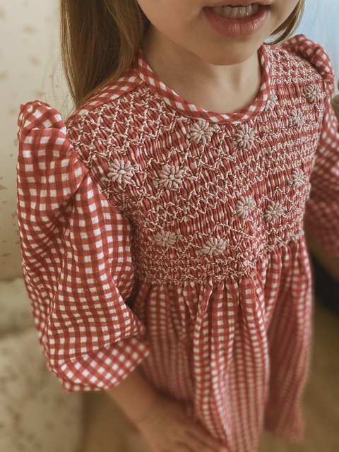 Vestido Indie Vichy Red - comprar online