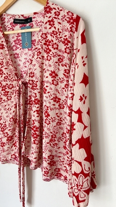 Art.8599 Saco Natural/Rojo TM amplio - comprar online