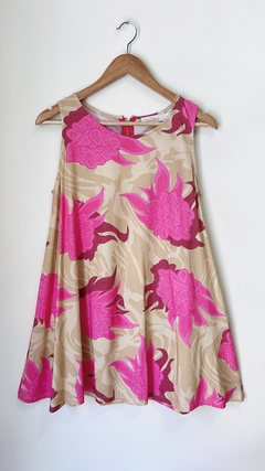 Art.9063 Vestido Millie Beige/Rosa T2/3