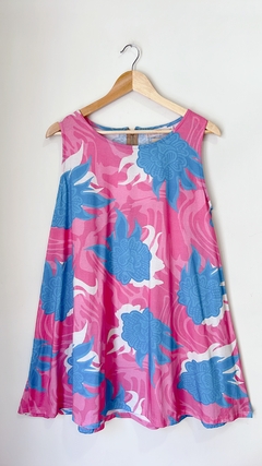 Art.9062 Vestido Millie Rosa/Celeste T3