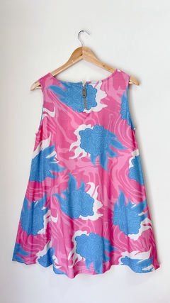 Art.9062 Vestido Millie Rosa/Celeste T3 - cazabreva