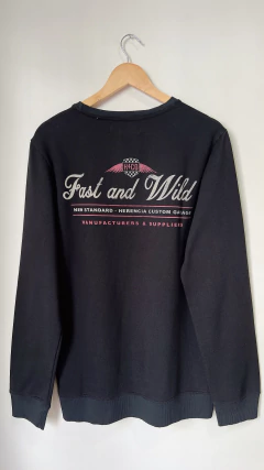 0250 Buzo Negro Herencia TS amplio - comprar online