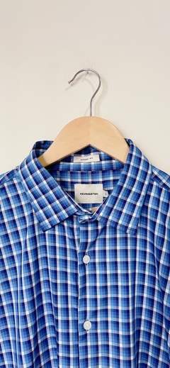 Art.7555 Camisa Kevingston Azul TL amplio - comprar online