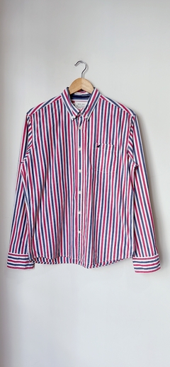 Art.7576 Camisa Inside Blanco/Azul/Rojo TM amplio