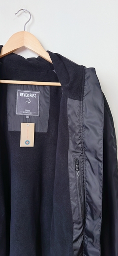 Art.7560 Campera Rever Pass Negro TXL - cazabreva