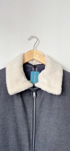 Art.7635 Campera Zara Man Gris TL pequeño en internet