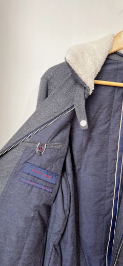 Art.7635 Campera Zara Man Gris TL pequeño - tienda online