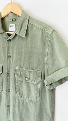 Art.9019 Camisa Zara Verde Claro TS - comprar online