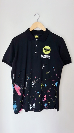 Art.8978 Remera Negro colores TL pequeño