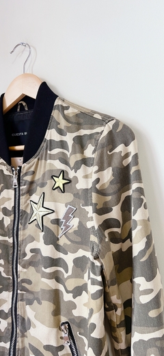 Art.7755 Bomber Camuflada Verde T2 - comprar online