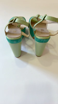 Art.9480 Sandalias Le Loup Pistacho/Esmeralda Nro40 - cazabreva