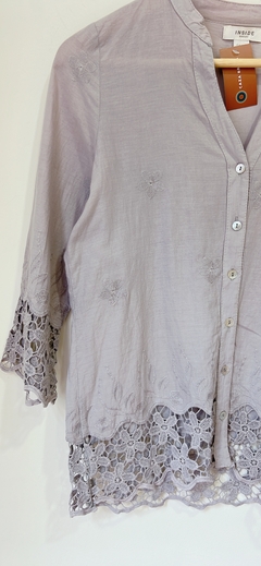 Art.6314 Camisa Gris TS amplio - comprar online