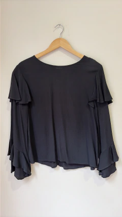 1831 Blusa Melocotón Negro TXS amplio