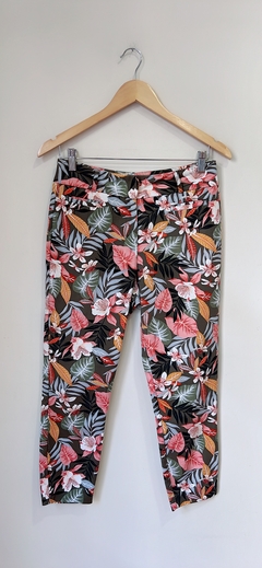Art.8070 Pantalón Verde Flores T26/36