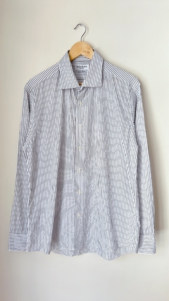 Art.9711 Camisa Yves Saint Laurent Blanco/Negro TXL