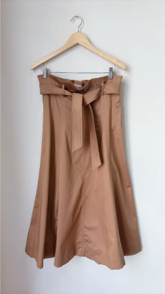 3448 Falda Jazmín Chebar Camel T2 amplio