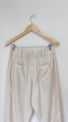 9796 Pantalón HELENA Natural T1 amplio (30/40) - cazabreva