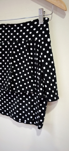 Art.7875 Mini falda Forever 21 Negro/Blanco TM - comprar online