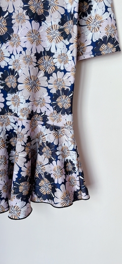 Art.7148 Vestido Jazmín Chebar Azul Margaritas T2 en internet