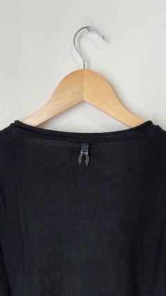 8778 Cardigan Ayres Negro TXS amplio - cazabreva