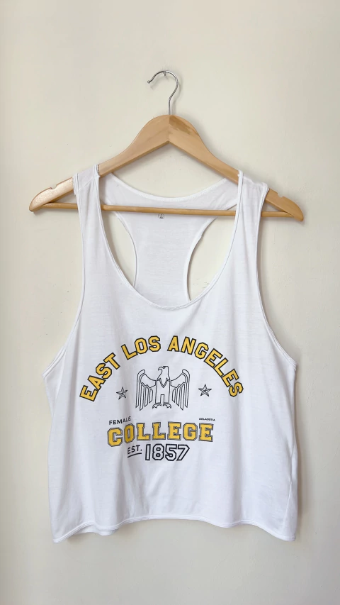 1565 Musculosa Delaostia Blanco/Amarillo T1