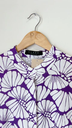 0007 Vestido Clara Ibarguren Violeta/Blanco T3 en internet