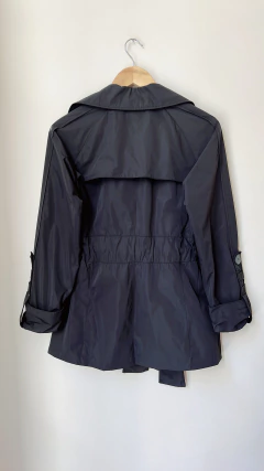 1742 Trench corto Negro T1 - cazabreva