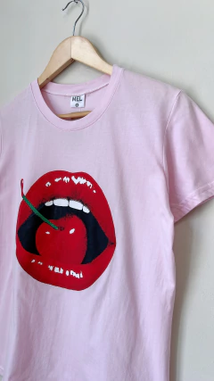 1412 Remera "Boca" Rosa T4 pequeño - comprar online