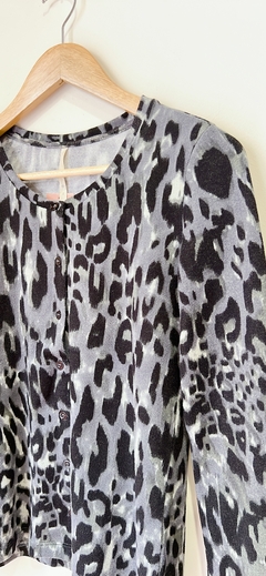 Art.7249 Cardigan Markova Print Gris TS - comprar online