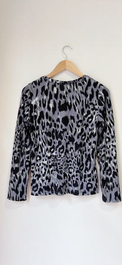 Art.7249 Cardigan Markova Print Gris TS en internet