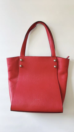 1823 Cartera Prüne Cuero Rojo