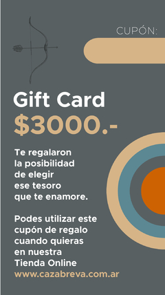03000 GIFT CARD VIRTUAL $3.000.-