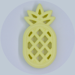 Mordillo Silicona - ANANA - AMARILLO PASTEL