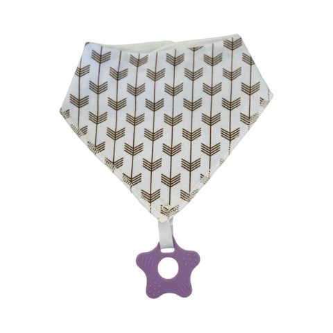 Babero de Tela de Algodon - FLECHAS