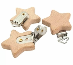Broche de Madera - ESTRELLA - comprar online