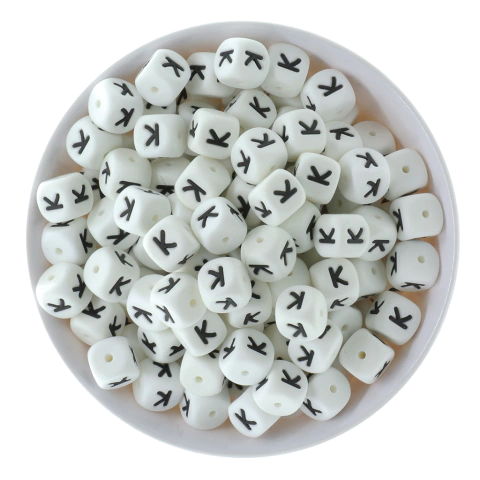 Letra 12 mm - K - SILICONA