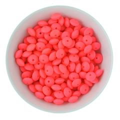 Lenteja 12 mm - ROSA FLUO