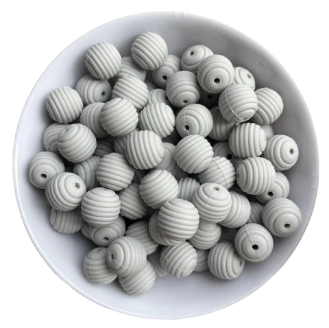 Esfera 15 mm - RAYADA - GRIS CLARO - comprar online