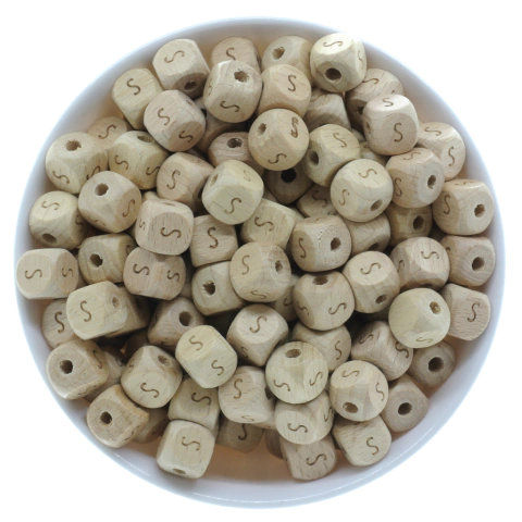 Letra 12 mm - S - MADERA