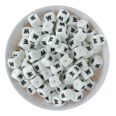 Letra 12 mm - W - SILICONA