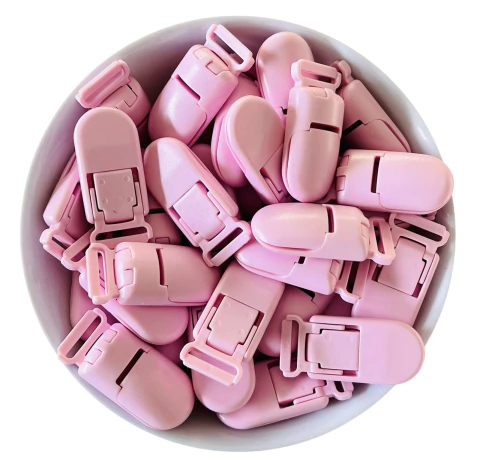 Broche Cocodrilo - ROSA CLARO