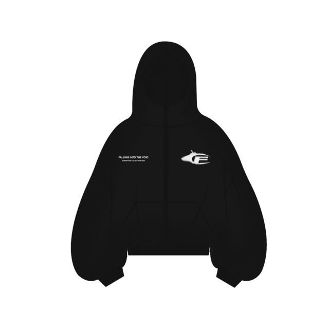 Falling Into The Void Hoodie Ninja Zip thumbnail 2