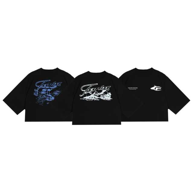 Boxy Tee`S Black Pack X3 thumbnail 2